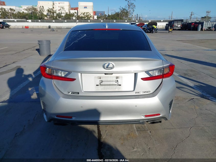2016 Lexus Rc 350 VIN: JTHHE5BC8G5011820 Lot: 44405342