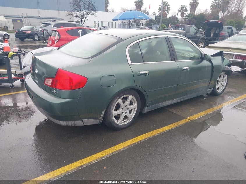 2003 Infiniti G35 Base W/6 Speed Manual