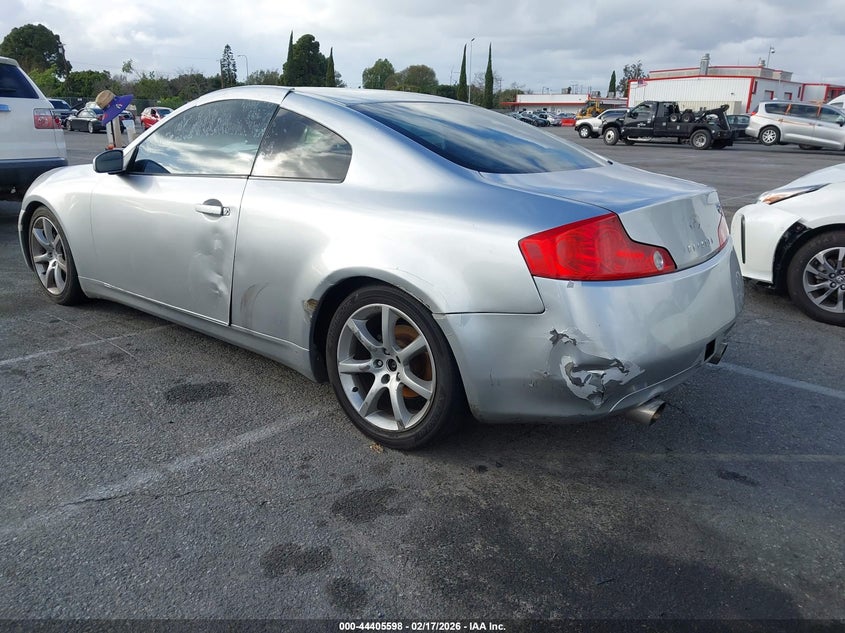 2003 Infiniti G35 Base W/Leather VIN: JNKCV54E53M202233 Lot: 44405598