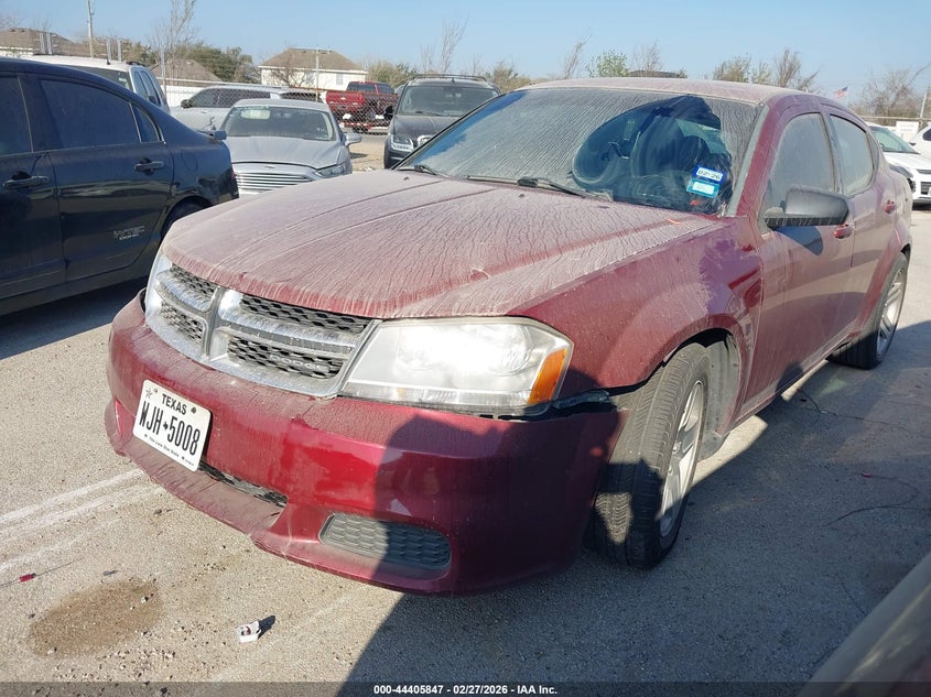 Vin: 1c3cdzabxen224199, lot: 44902418, dodge avenger se 20142