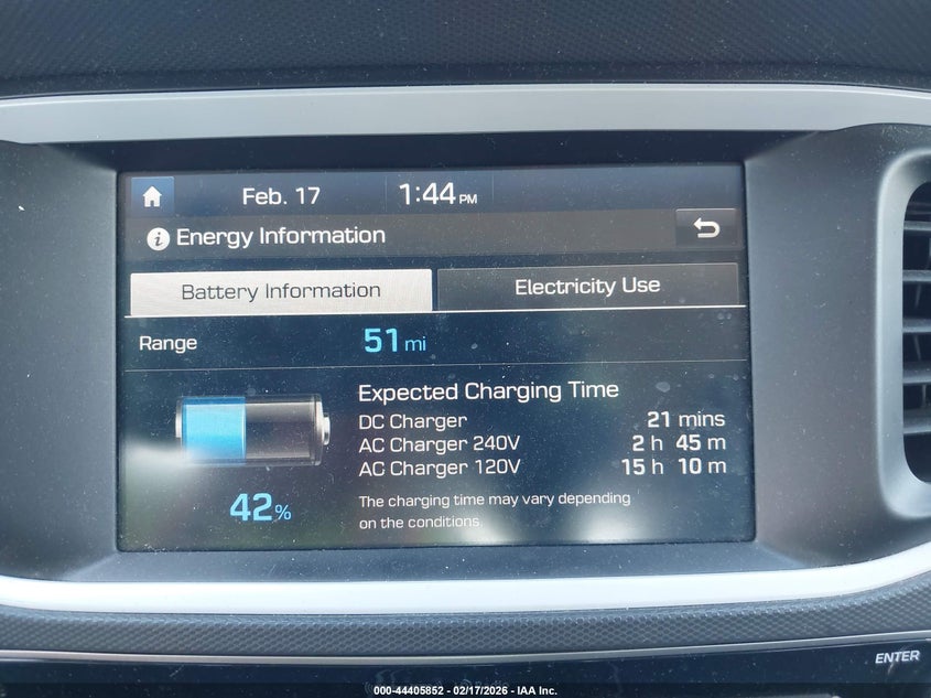 2018 Hyundai Ioniq Electric VIN: KMHC75LH3JU028923 Lot: 44405852