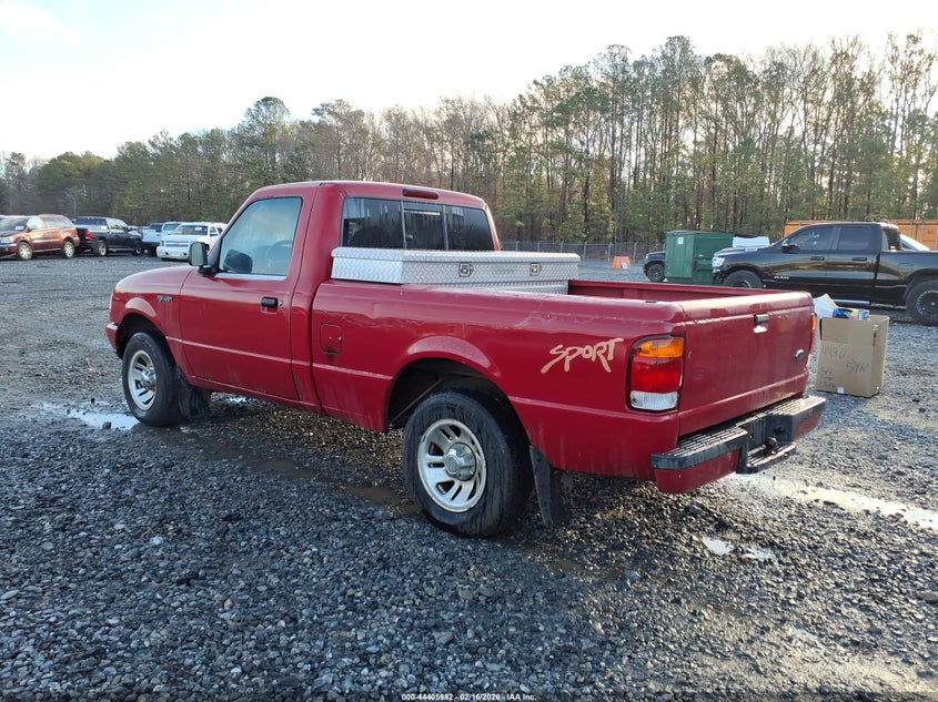 1999 FORD RANGER TRUCK 2.5L I-4 119HP