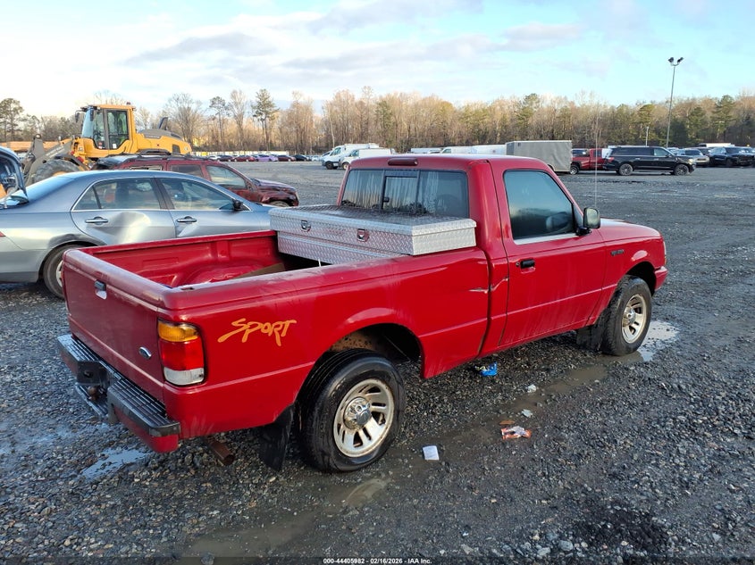 1999 FORD RANGER TRUCK 2.5L I-4 119HP