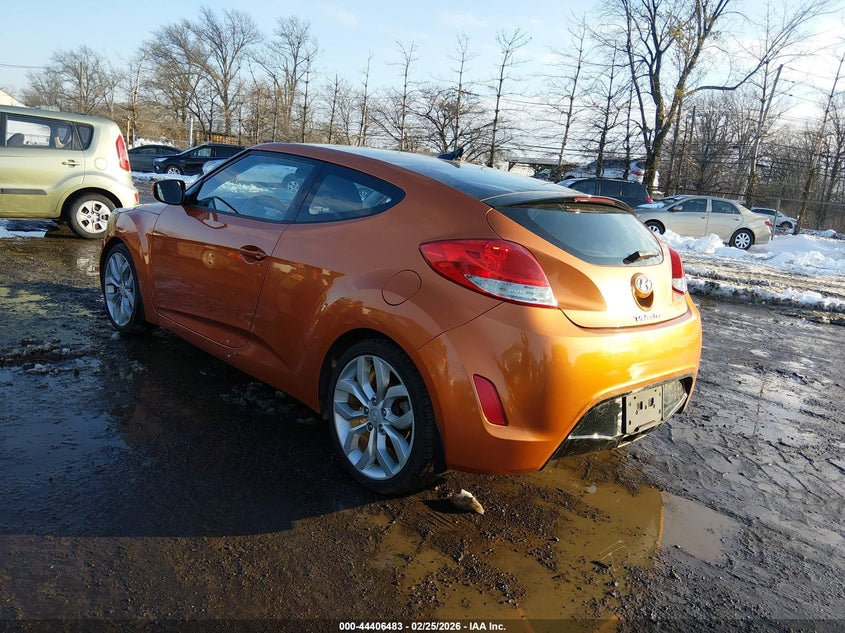 2012 Hyundai Veloster Base W/Black