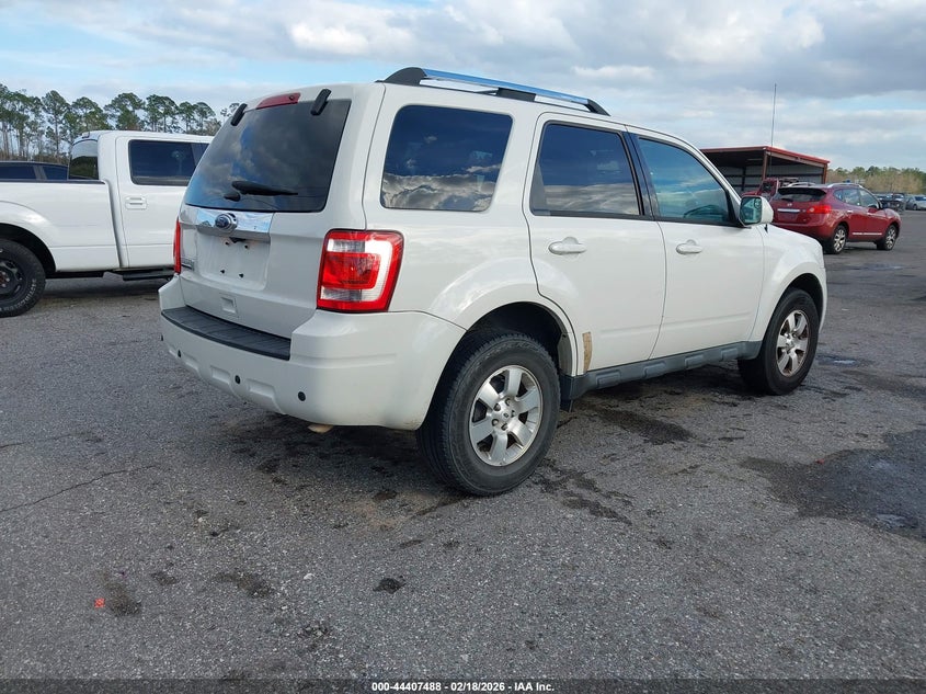 2012 Ford Escape 2.5 Limited white Lot 111044407488 Vin 1FMCU0E73CKB11797