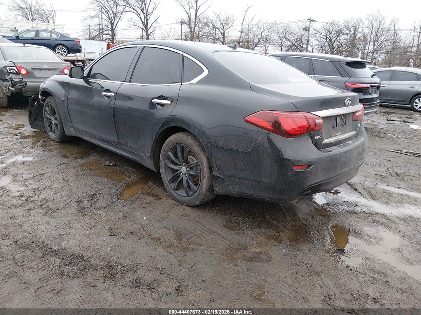 Vin: jn1by1ar2km585098, lot: 44904245, infiniti q70 3.7x luxe 20193