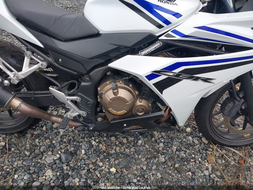 2016 Honda Cbr500 R VIN: MLHPC4468G5301086 Lot: 44407791