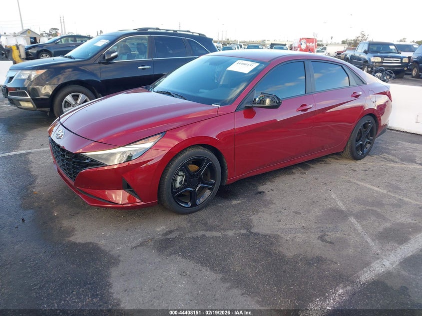 2023 Hyundai Elantra Hybrid Blue