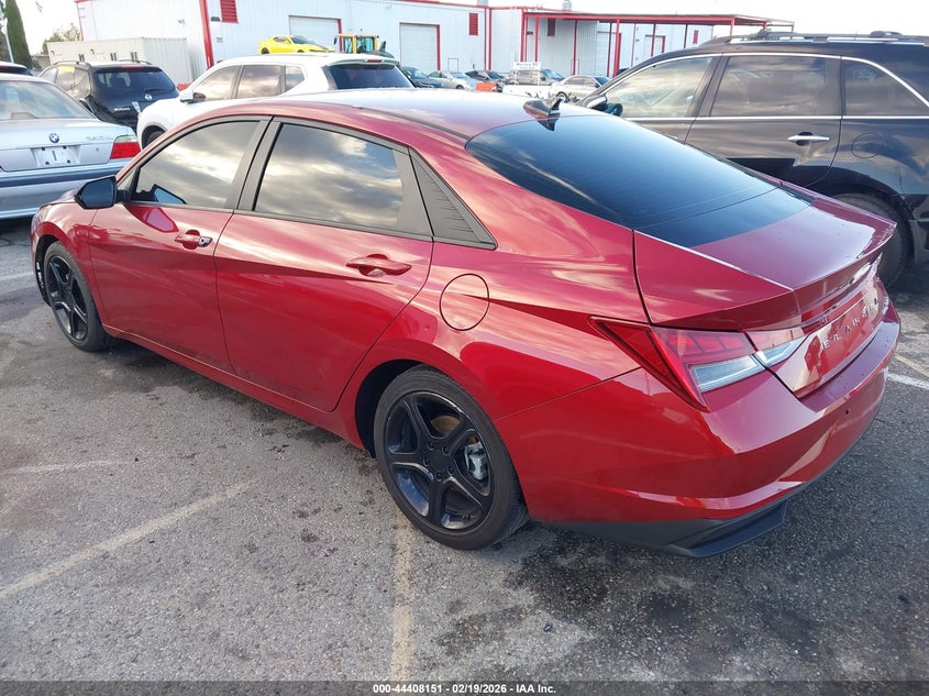 2023 Hyundai Elantra Hybrid Blue