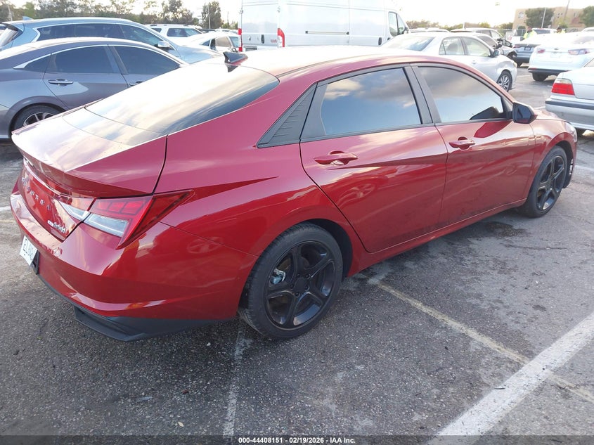 2023 Hyundai Elantra Hybrid Blue