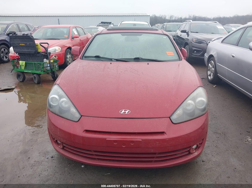 2008 Hyundai Tiburon Gs VIN: KMHHM66D78U277989 Lot: 44408707