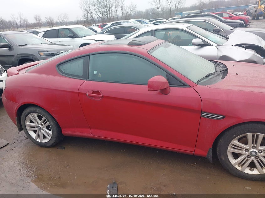 2008 Hyundai Tiburon Gs VIN: KMHHM66D78U277989 Lot: 44408707