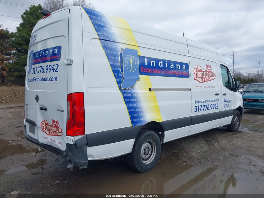 Vin: w2y5echy0mt069325, lot: 44905477, freightliner sprinter 3500 high roof v6 20214