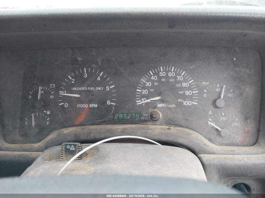 1999 Jeep Cherokee Rhd Rural Letter Carrier VIN: 1J4FB28S6XL610302 Lot: 44409406