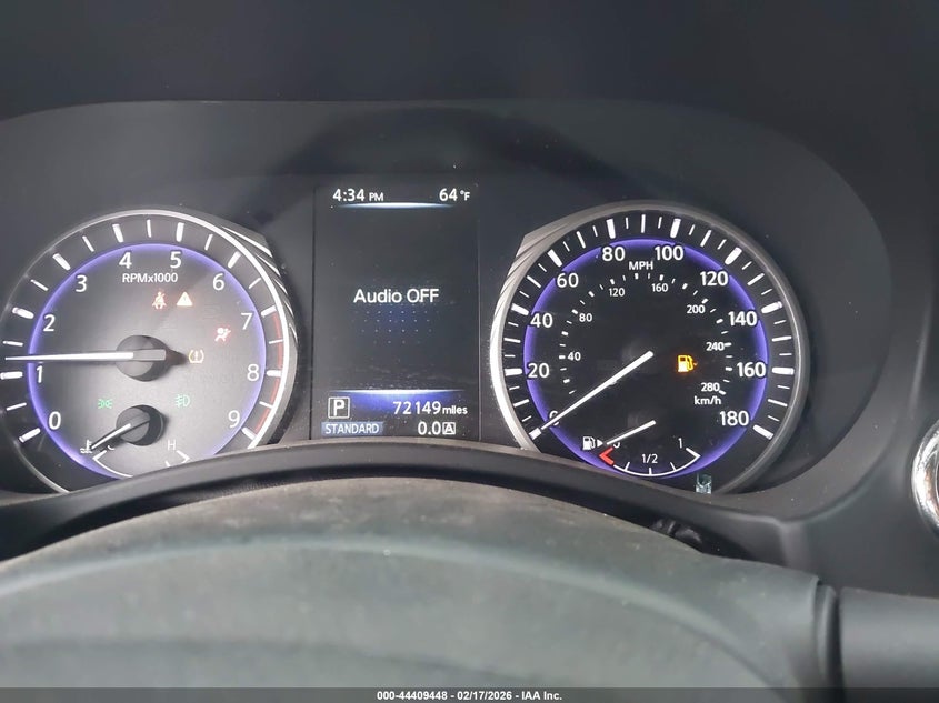 2017 Infiniti Q60 3.0T Premium VIN: JN1EV7EK8HM364104 Lot: 44409448