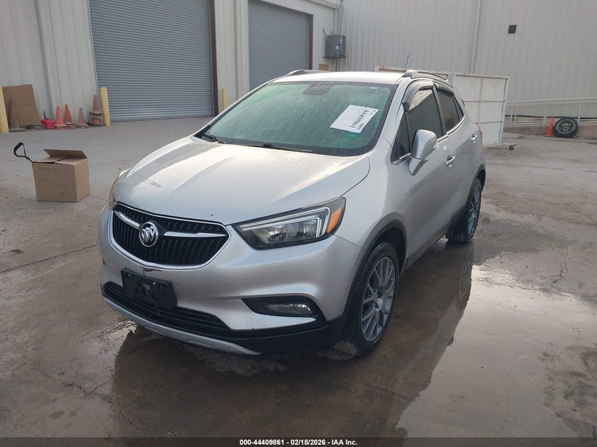 Vin: kl4cj1sb8hb039668, lot: 44906432, buick encore sport touring 20172