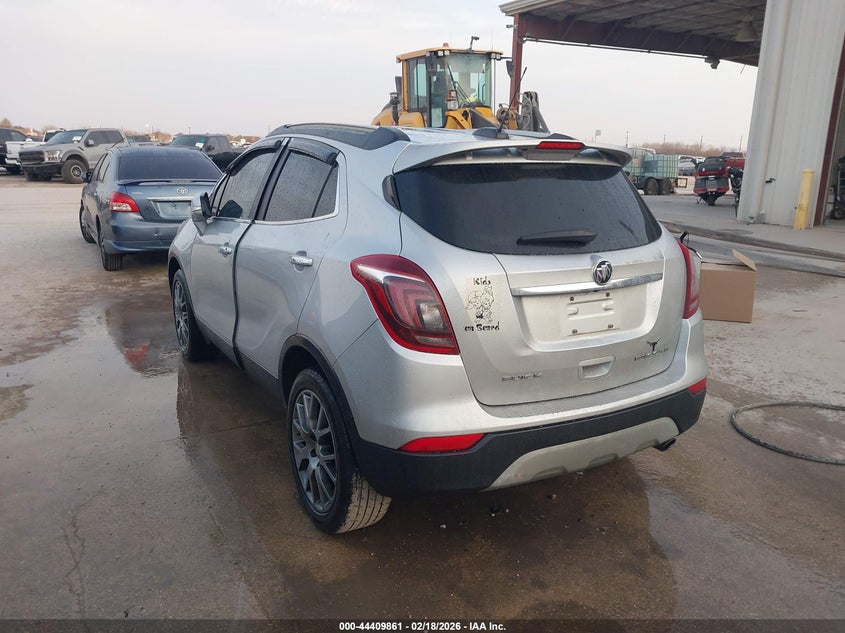 Vin: kl4cj1sb8hb039668, lot: 44906432, buick encore sport touring 20173