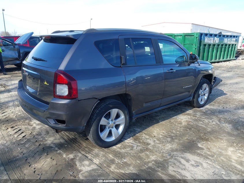 Vin: 1c4njcba9gd641600, lot: 44906460, jeep compass sport 20164