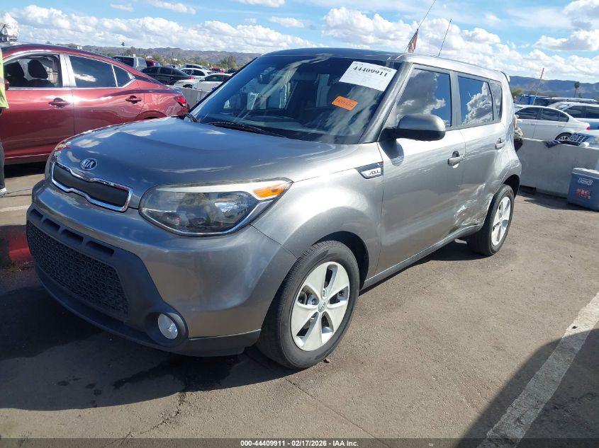 2015 Kia Soul VIN: KNDJN2A23F7216006 Lot: 44409911