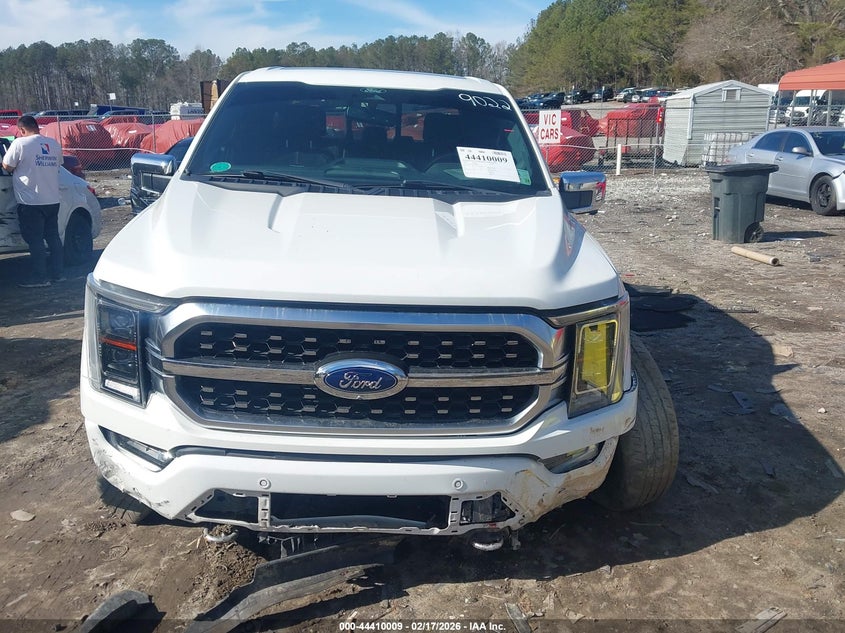 VIN 1FTFW1E5XNFB89022 2022 FORD F-150 PLATINUM