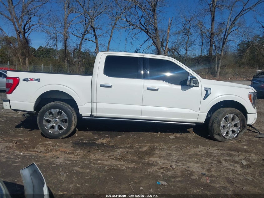 VIN 1FTFW1E5XNFB89022 2022 FORD F-150 PLATINUM