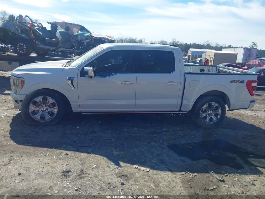 VIN 1FTFW1E5XNFB89022 2022 FORD F-150 PLATINUM