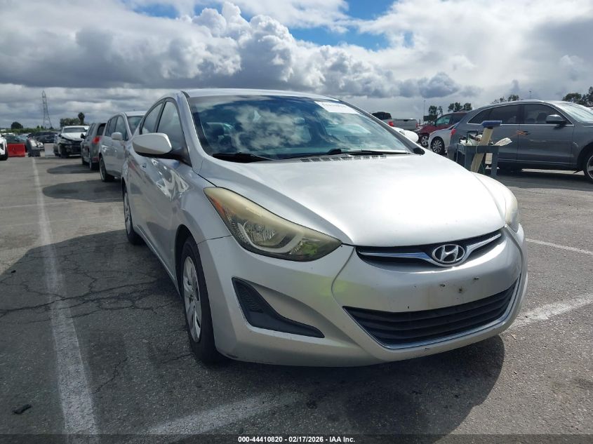 2016 Hyundai Elantra Se