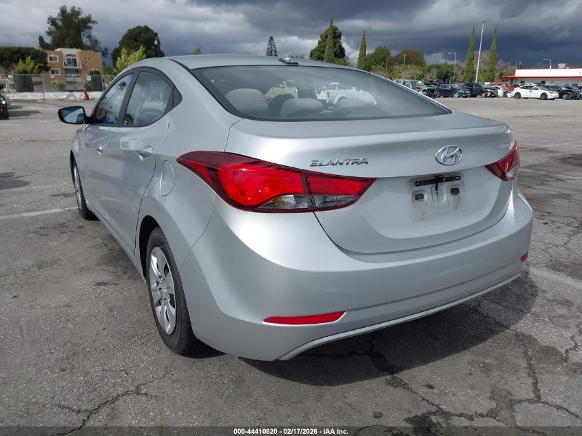 2016 Hyundai Elantra Se