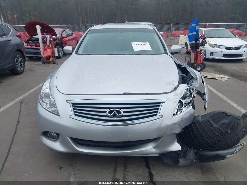 2013 Infiniti G37X VIN: JN1CV6AR5DM762160 Lot: 44411305