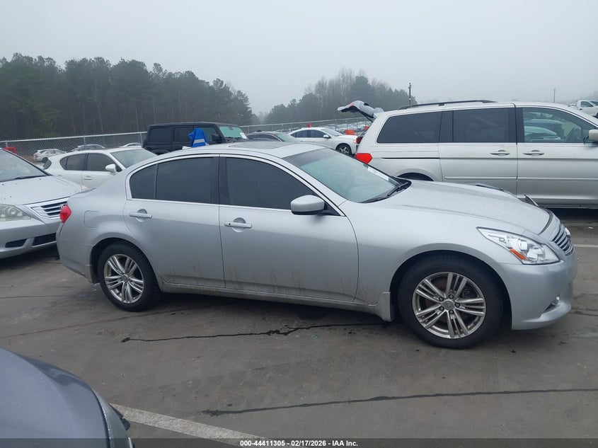 2013 Infiniti G37X VIN: JN1CV6AR5DM762160 Lot: 44411305