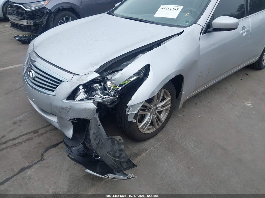 2013 Infiniti G37X VIN: JN1CV6AR5DM762160 Lot: 44411305