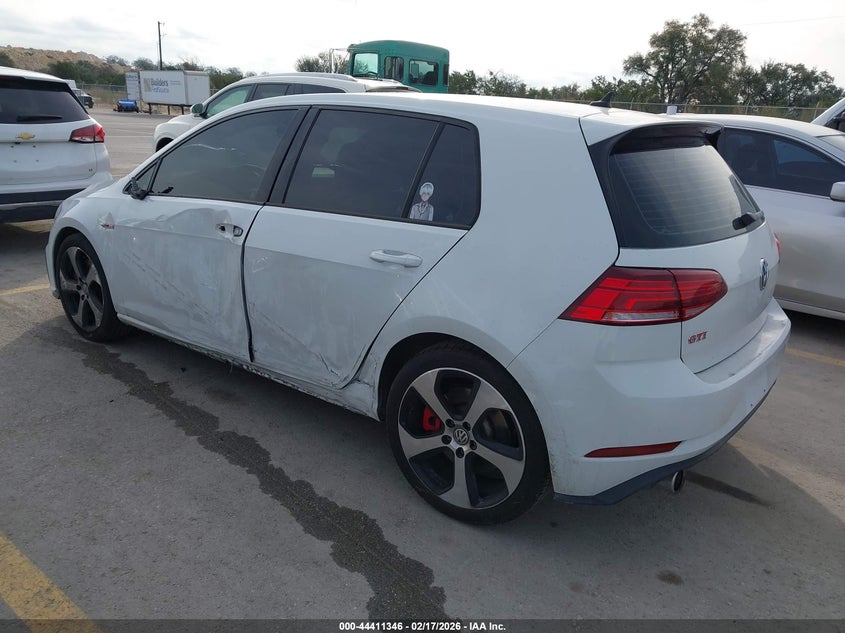 2019 Volkswagen Golf Gti 2.0T Autobahn/2.0T Rabbit Edition/2.0T S/2.0T Se