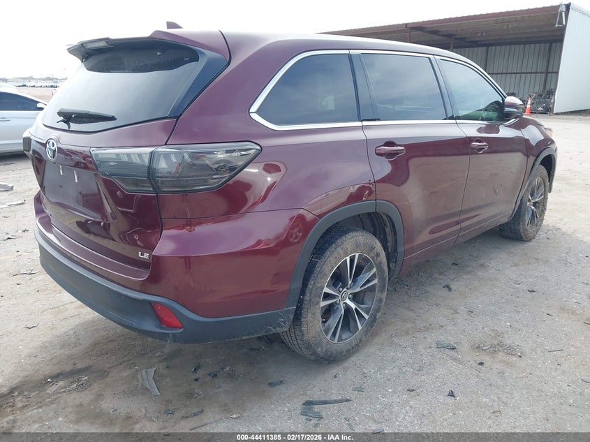 VIN 5TDZZRFH3JS245176 2018 TOYOTA HIGHLANDER LE PLUS