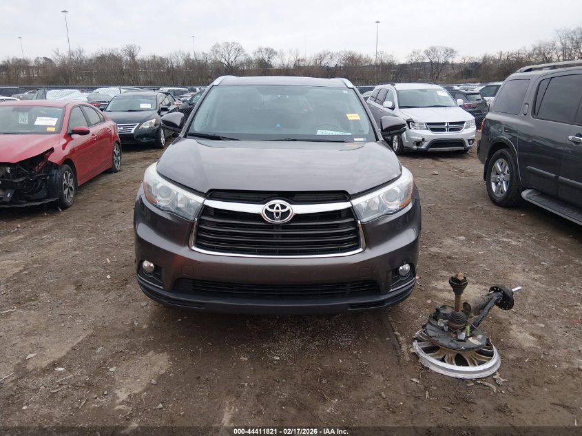 2015 Toyota Highlander Xle V6 VIN: 5TDJKRFHXFS131331 Lot: 44411821