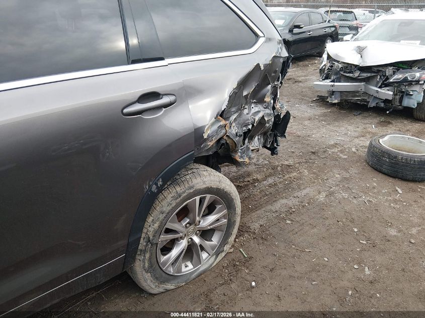 2015 Toyota Highlander Xle V6 VIN: 5TDJKRFHXFS131331 Lot: 44411821