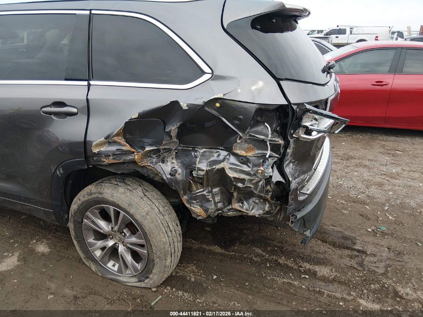 2015 Toyota Highlander Xle V6 VIN: 5TDJKRFHXFS131331 Lot: 44411821