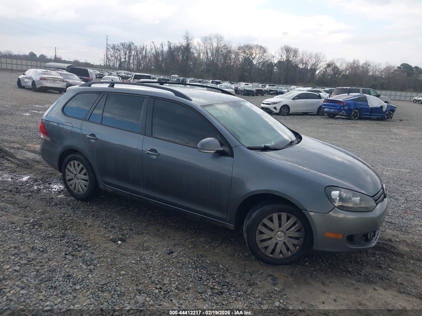 2012 Volkswagen Jetta 2.5 Sportwagen 2.5L S grey Lot 111044412217 Vin 3VWPP7AJ8CM641504