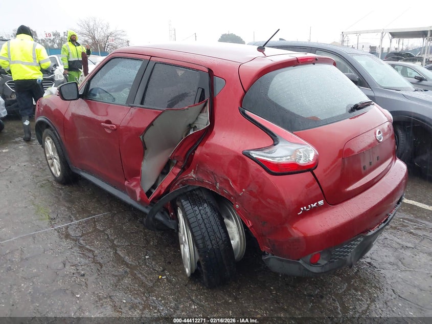 Vin: jn8af5mr6ht701293, lot: 44908842, nissan juke s 20173