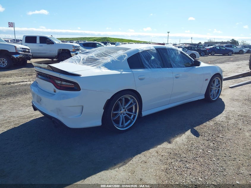 Vin: 2c3cdxgj2kh696565, lot: 44909151, dodge charger scat pack rwd 20194
