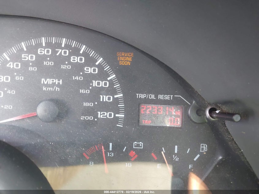 1999 Chevrolet Camaro VIN: 2G1FP22K9X2114709 Lot: 44412778