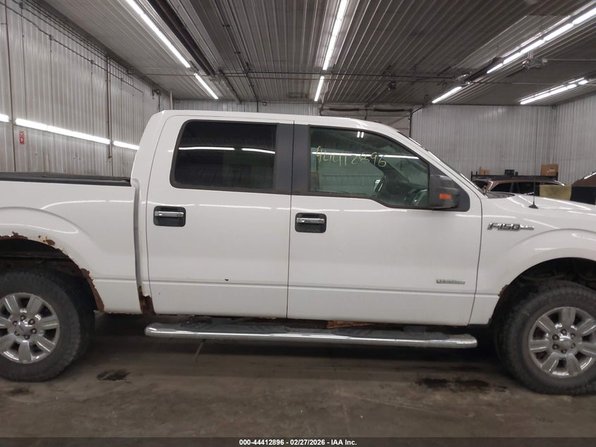 2012 Ford F-150 3.5 Xlt White Lot 111044412896 Vin 1FTFW1ET6CKD24158