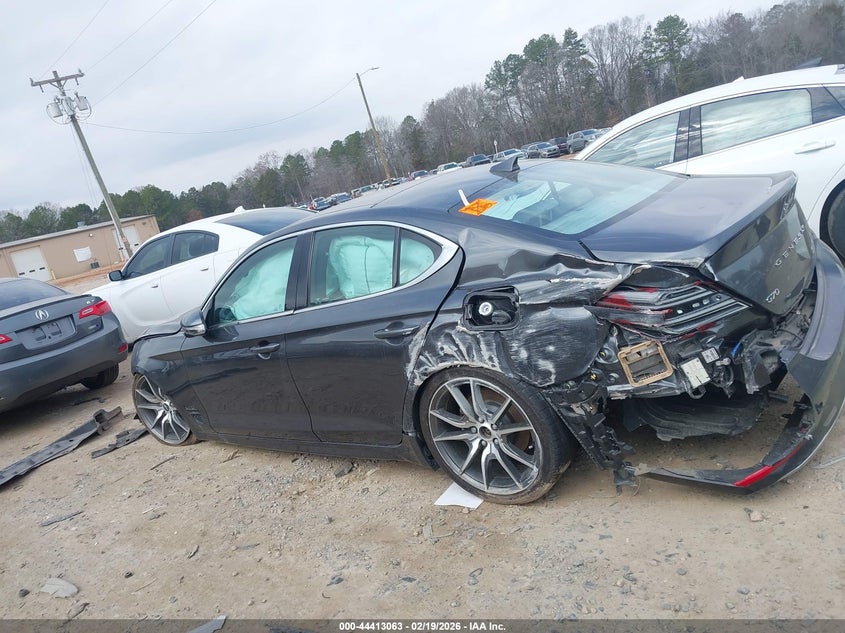 2022 Genesis G70 2.0T Rwd VIN: KMTG34TAXNU087036 Lot: 44413063