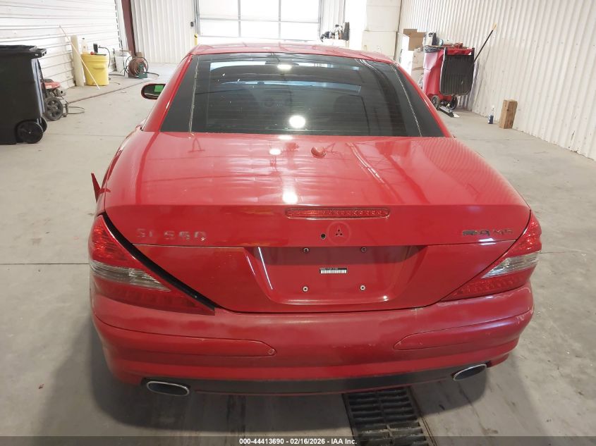 2008 Mercedes-Benz Sl 550 VIN: WDBSK71F58F139580 Lot: 44413690