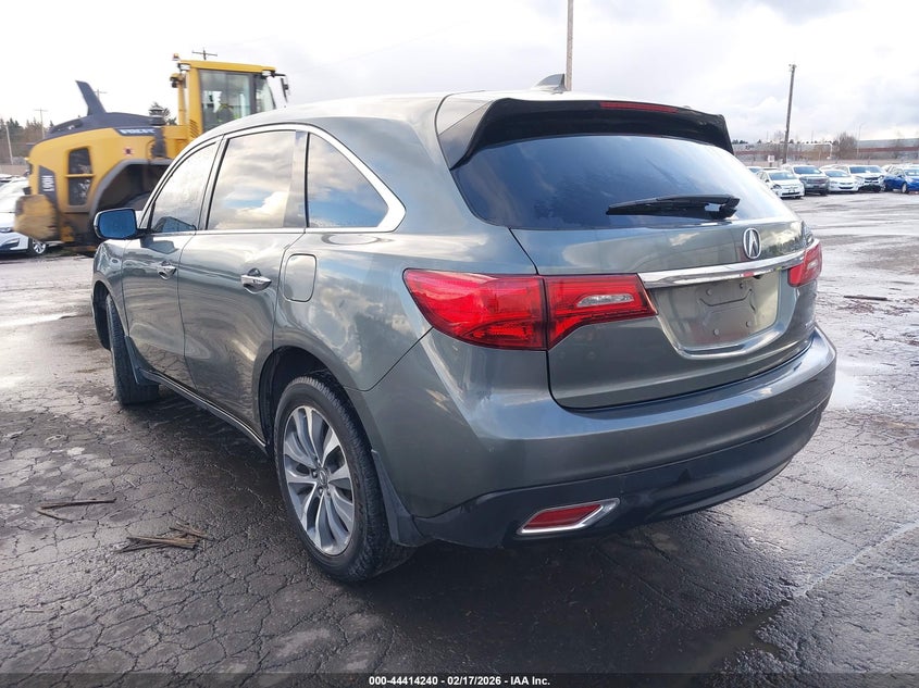 2016 Acura Mdx Technology Acurawatch Plus Packages/Technology Package