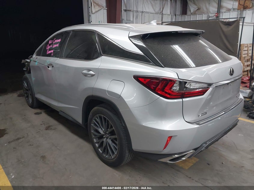 Vin: 2t2bzmca8gc051316, lot: 44910979, lexus rx 350 f sport 20163