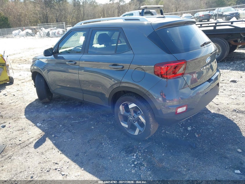 Vin: kmhrc8a37tu424662, lot: 44911363, hyundai venue sel 20263