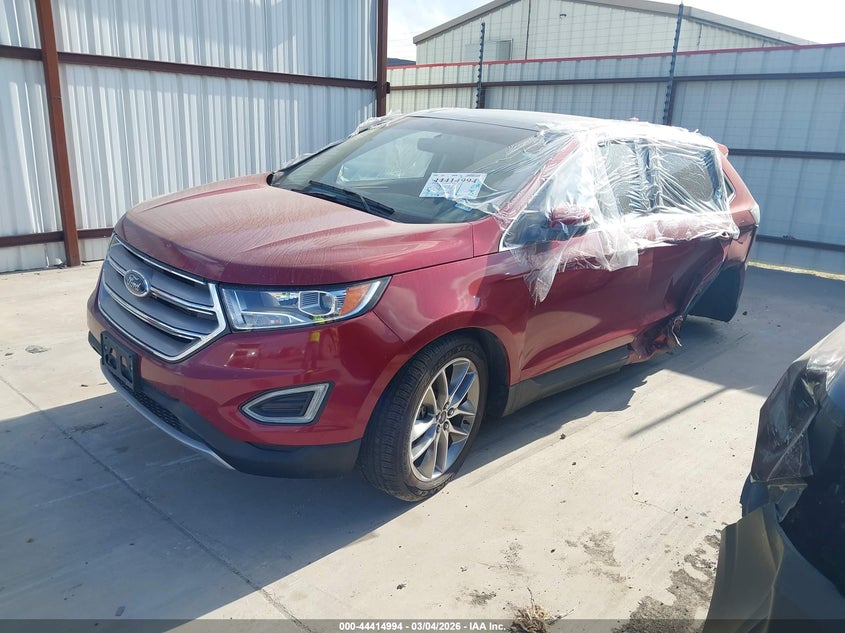 Vin: 2fmpk3k87gbc36761, lot: 44911565, ford edge titanium 20162