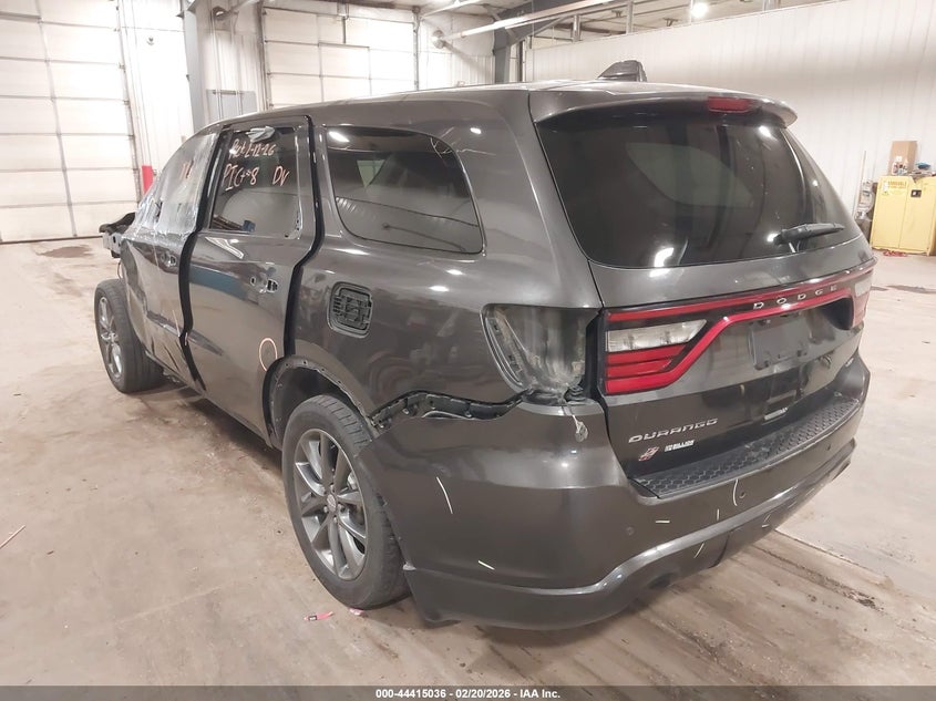 Vin: 1c4rdjdgxjc133194, lot: 44911607, dodge durango gt awd 20183