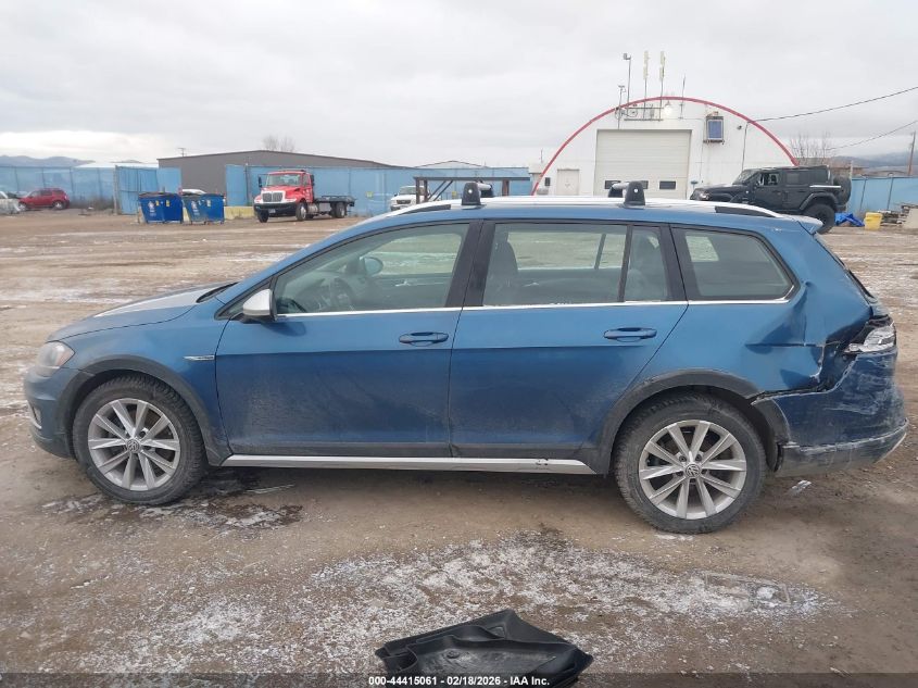 2018 Volkswagen Golf Alltrack Tsi S/Tsi Se/Tsi Sel VIN: 3VWH17AU7JM750906 Lot: 44415061