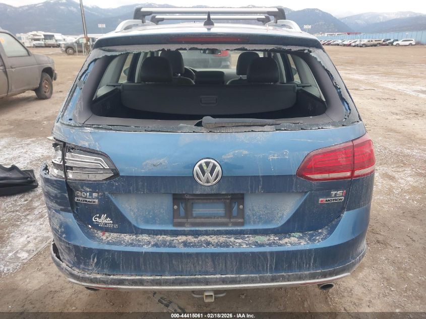 2018 Volkswagen Golf Alltrack Tsi S/Tsi Se/Tsi Sel VIN: 3VWH17AU7JM750906 Lot: 44415061